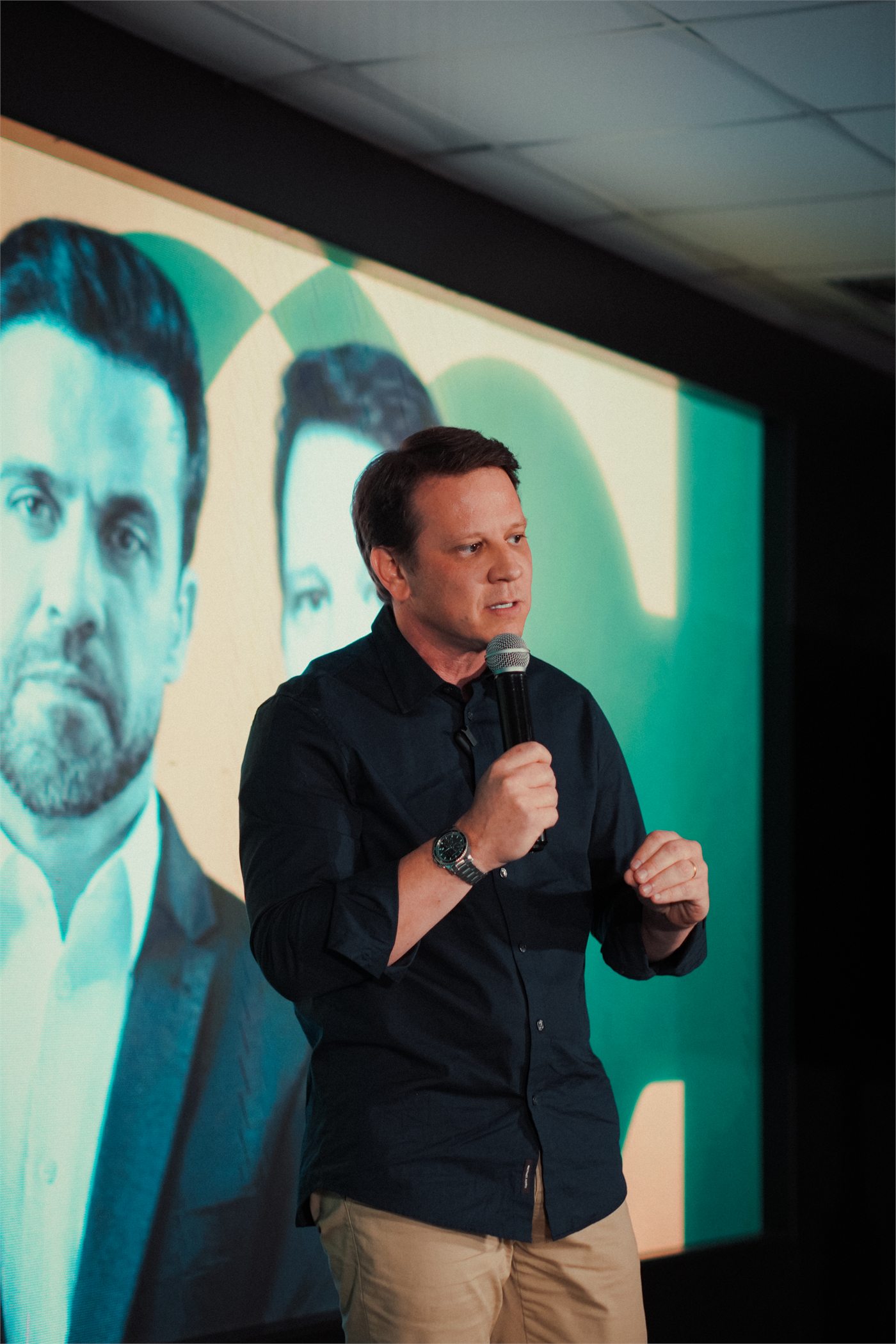 Ricardo Oliveira em palestra